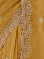 kasee Floral Phulkari Silk Blend Saree | Grocsy