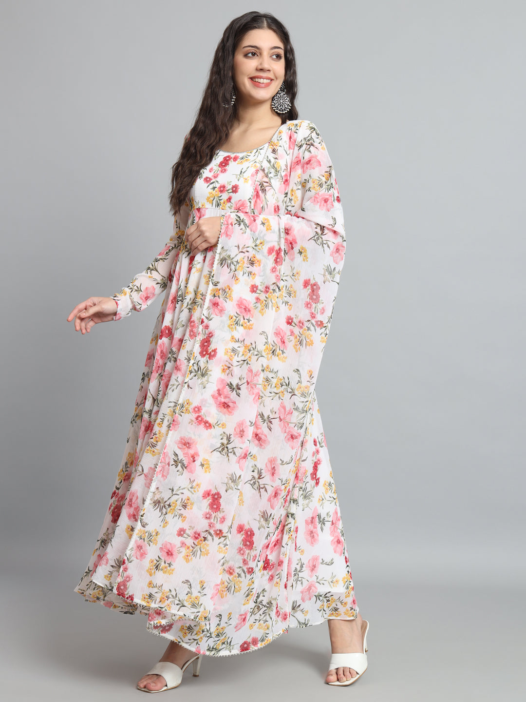 Fab Fashion Simran Gota Anarkali | Grocsy