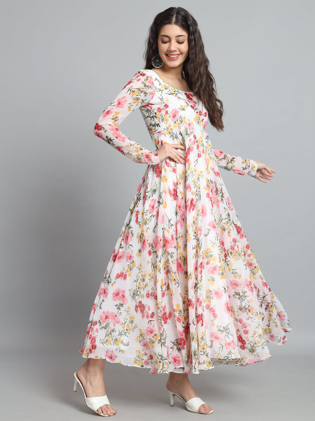Fab Fashion Simran Gota Anarkali | Grocsy