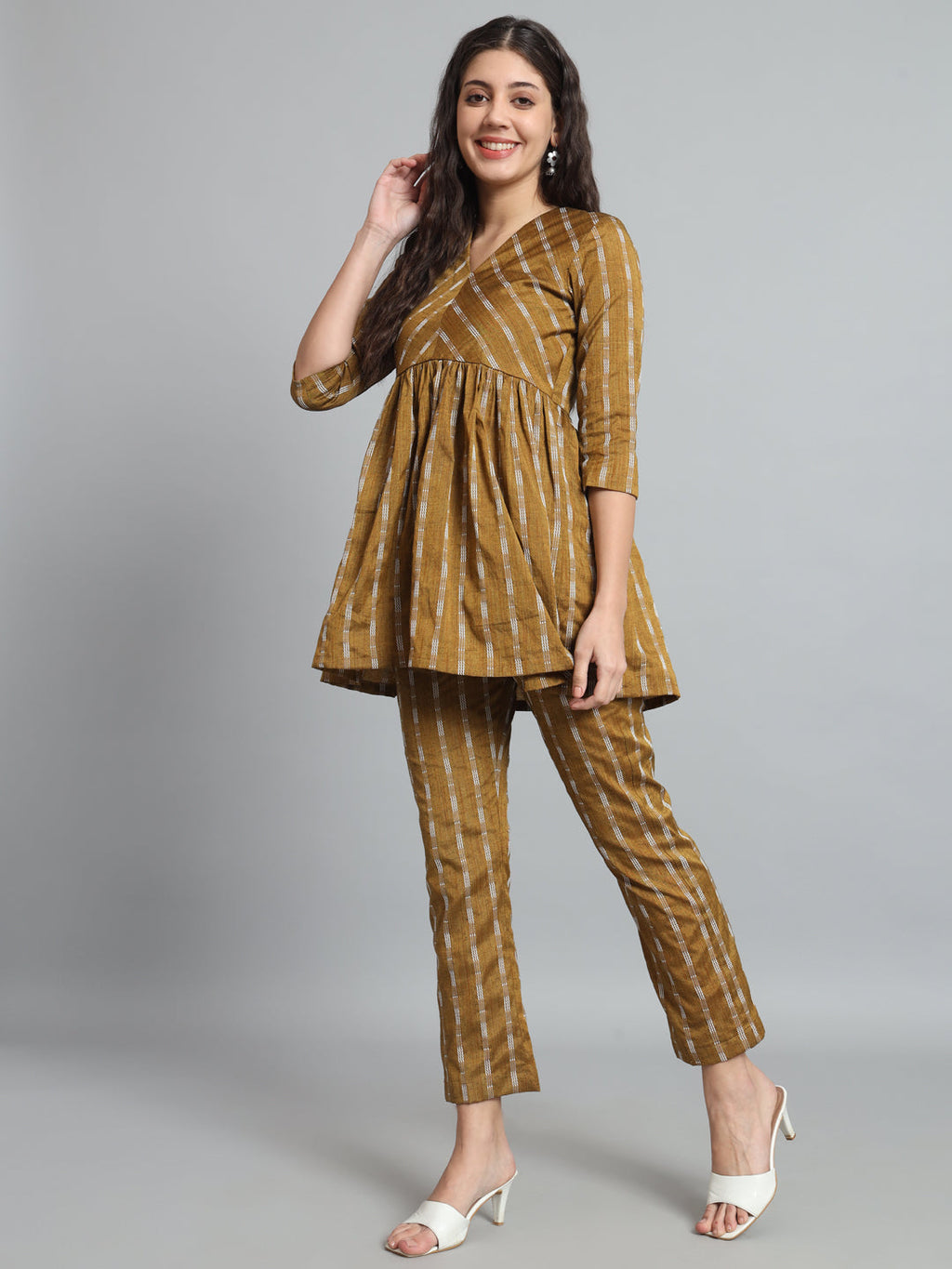 Fab Fashion Mustard Co-Ord Set | Grocsy