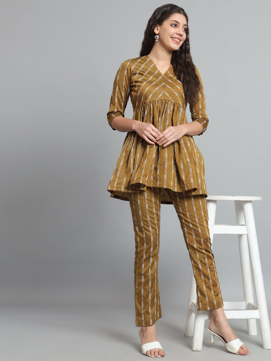 Fab Fashion Mustard Co-Ord Set | Grocsy