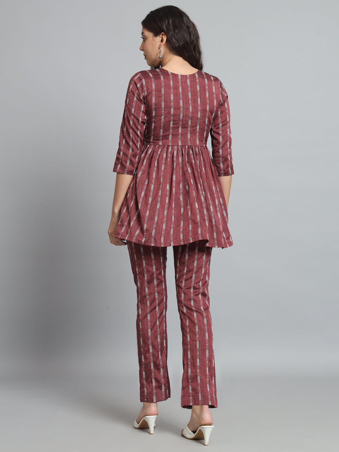 Fab Fashion Dark Purple Co-Ord set | Grocsy