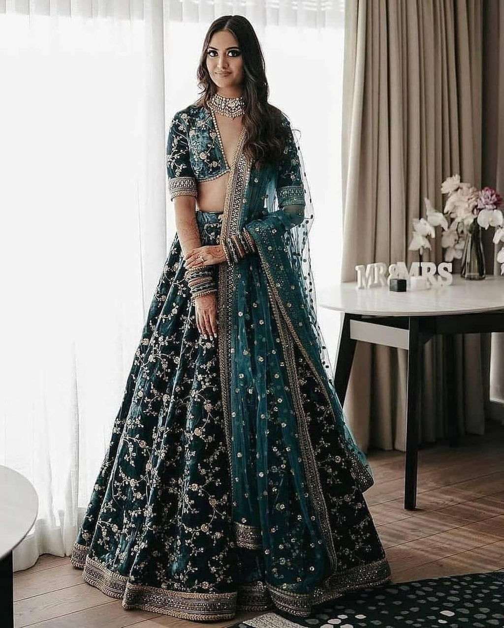 Lehenga Mart Glamorous Designer Lehenga Choli for Bridal and Bridesmaids Wedding Wear Choli | Grocsy