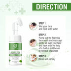 Nuerma Science Green Tea Foaming Face Wash | Hydrate, Soothe & Revitalize Skin | Grocsy