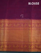 Kalanetha Jamuni With Zari Kanchi Style Pure Narayanpet Cotton Saree By Gayathri Reddy Designer Studio | Grocsy