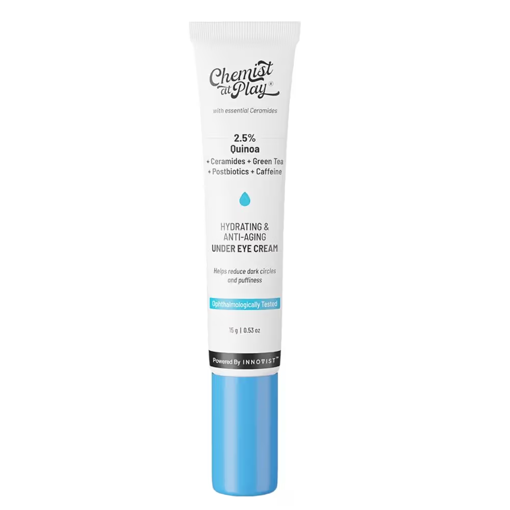 Chemist At Play Hydrating & Anti-Aging Under Eye Cream For Dark Circles Removal & Wrinkles | Grocsy