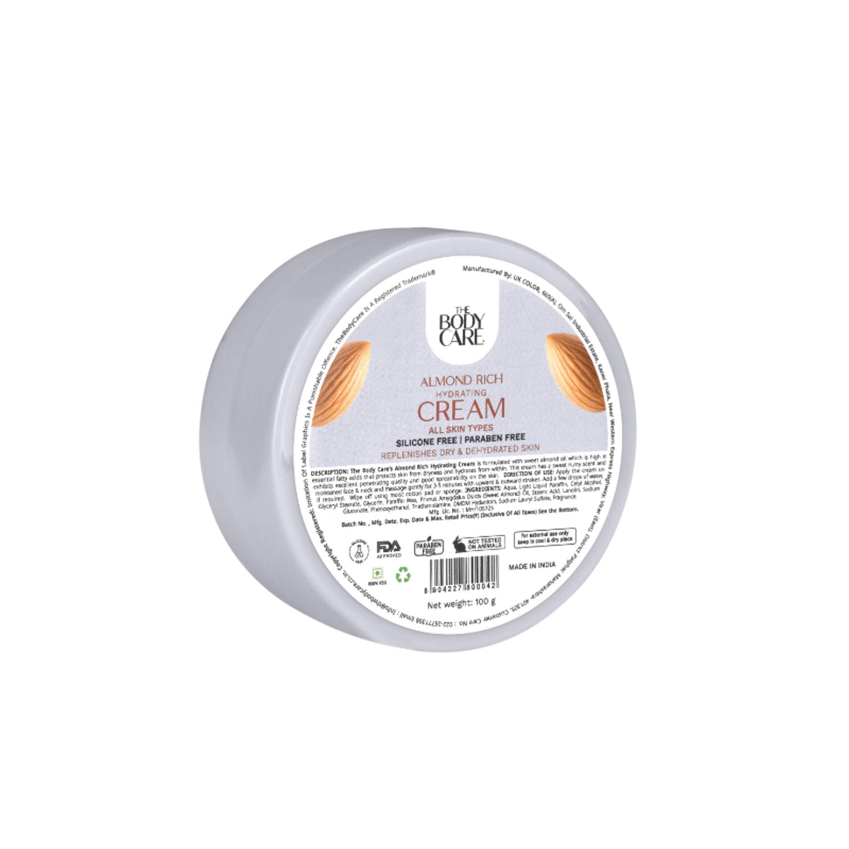 The Body Care Almond Cream | Grocsy