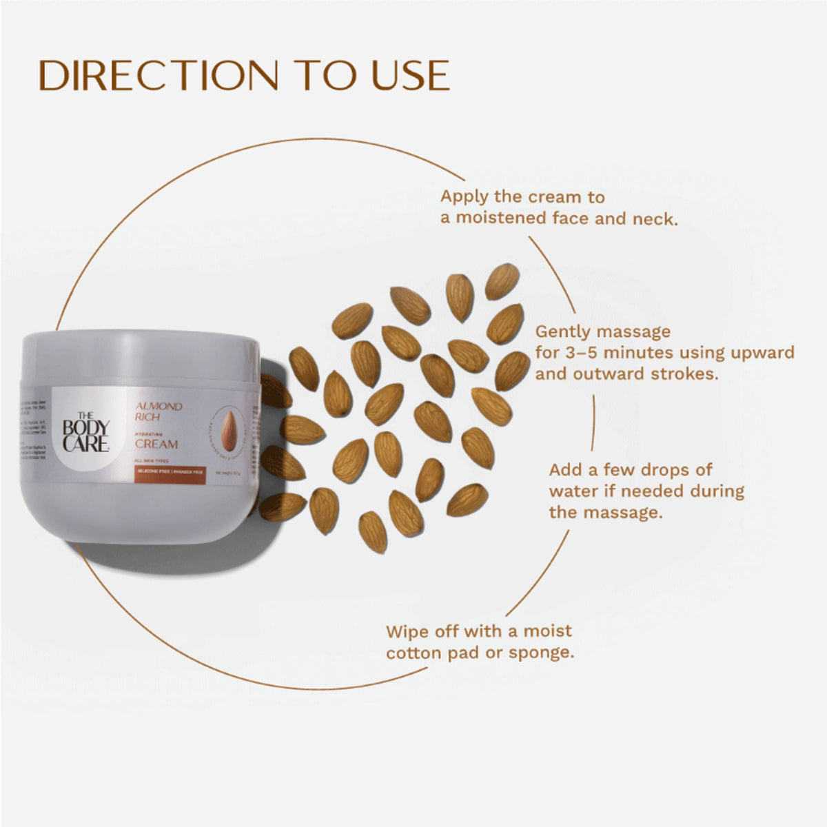 The Body Care Almond Cream | Grocsy