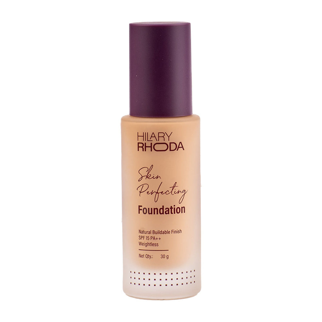 Hilary Rhoda Skin Perfecting Foundation With SPF 15 - My Ivory 01 | Grocsy