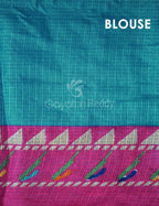 Rama Green Geometrical Design Semi Soft Silk Kota Saree By Gayathri Reddy Designer Studio | Grocsy