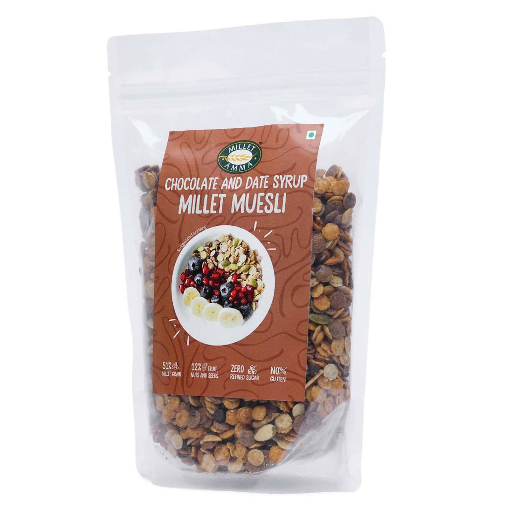 Millet Amma Chocolate Muesli | Grocsy