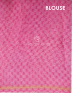 Neon Pink Printed Semi Chanderi Saree By Gayathri Reddy Designer Studio | Grocsy