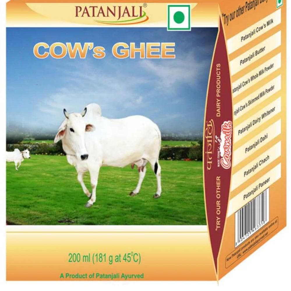 Patanjali Cow's Ghee | Desi Ghee, Aiding Digestion, and Boosting Energy | Grocsy