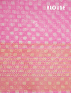 Shades of Baby Pink Colour Printed Semi Chanderi Saree By Gayathri Reddy Designer Studio | Grocsy