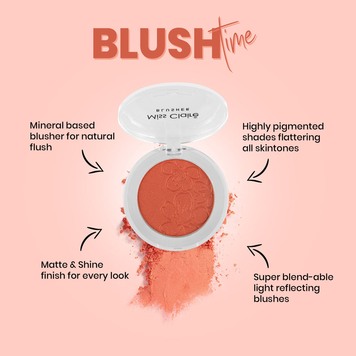 Miss Claire Round Blusher - 12 | Grocsy