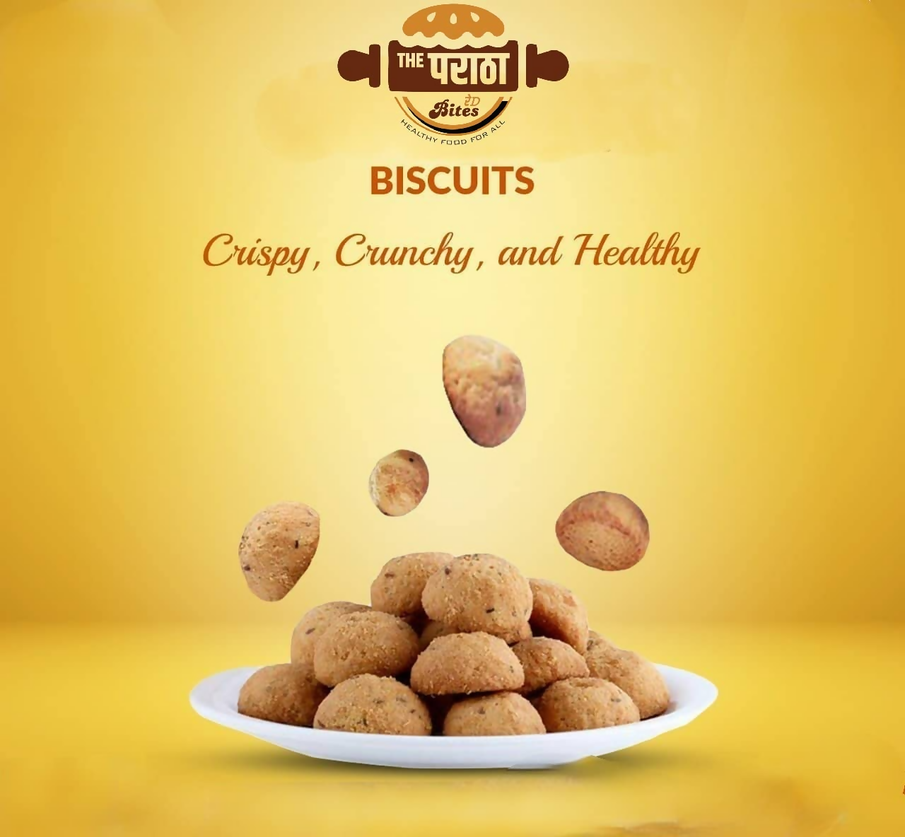The Paratha & Ready Bites Surti Butter (Makhania) with your Tea Or Coffee Special Jeera Butter Biscuit | Grocsy