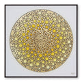 Tehzeeb Creations Golden Embossed Wall Painting | Grocsy