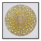 Tehzeeb Creations Golden Embossed Wall Painting | Grocsy