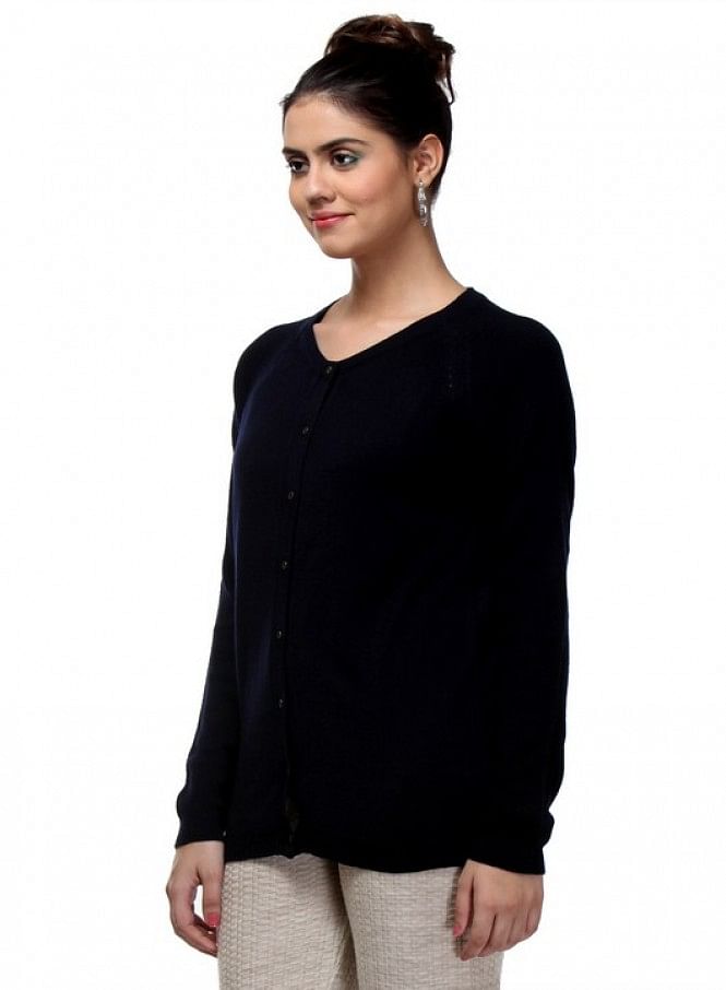 W for Woman Blue Cardigan | Grocsy