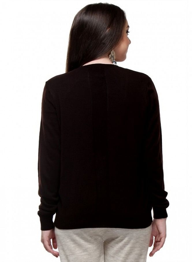 W for Woman Brown Cardigan | Grocsy