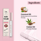 The Natural Wash Gloss To Glam Nourishing Lip Gloss - Raindrop | Grocsy