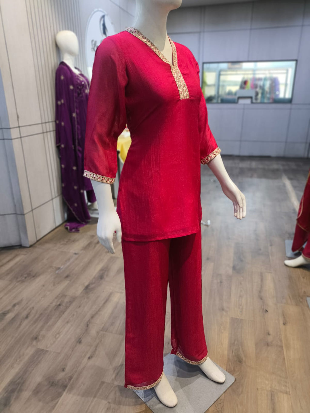Anaita Pink Stylish Readymade Co-Ords Set | Grocsy
