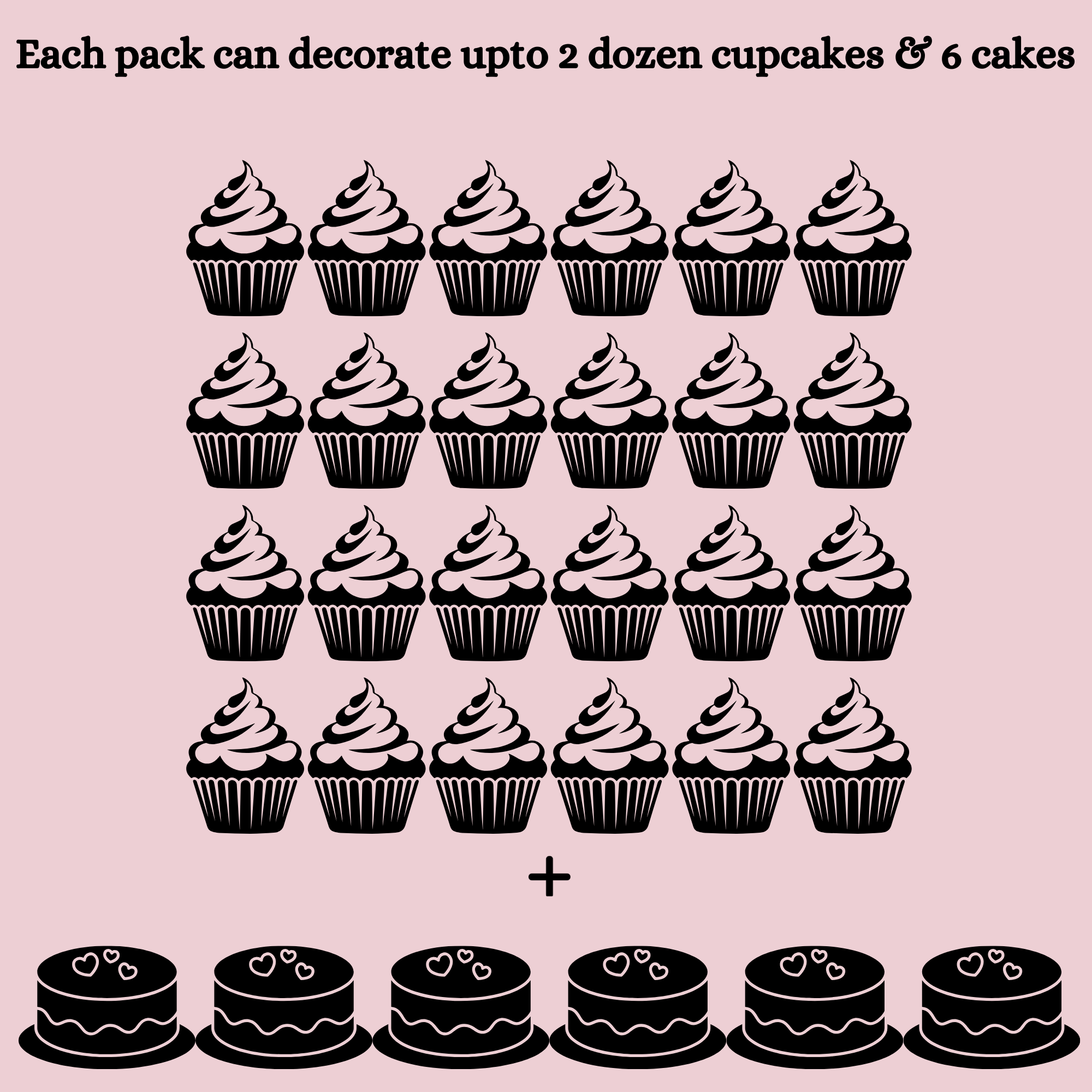 Confect Girls Baby Shower Sprinkles | Mix Silver, Gold & Blush pink Sprinkles Pack of 5 | Grocsy