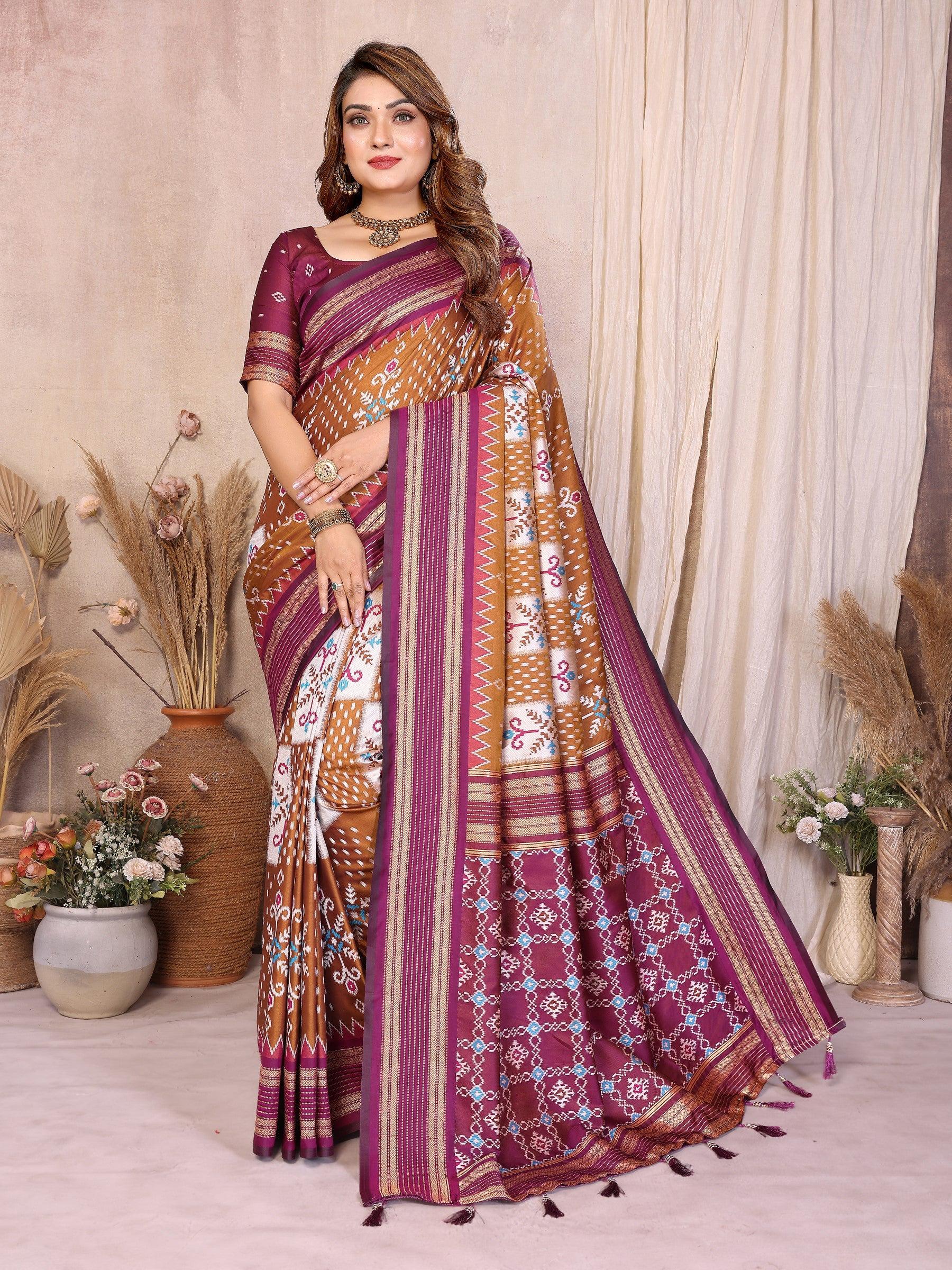 Anaita Premium South Soft Silk Saree | Grocsy