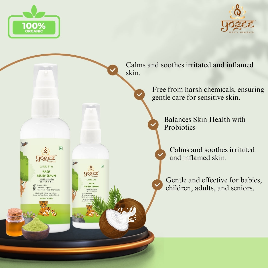 Yogez La Mu Shu Rash Relief Serum | Grocsy