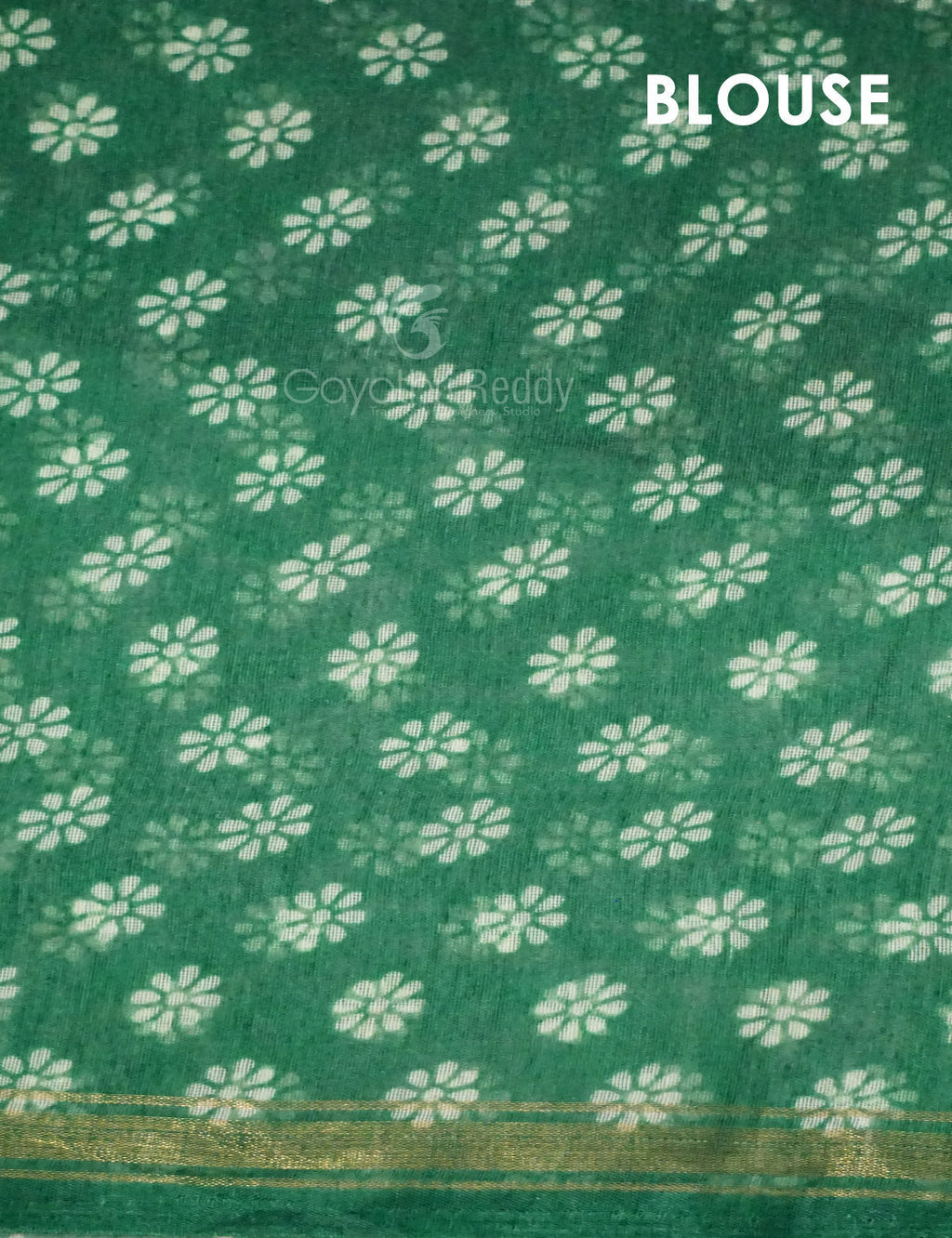 Shades of Off White And Mango Green Colour Patan Patola Semi Chanderi Saree By Gayathri Reddy Designer Studio | Grocsy