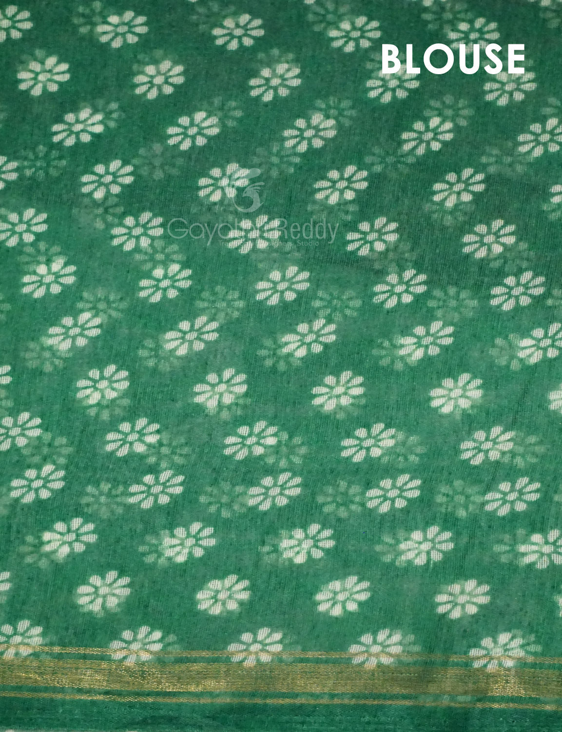 Shades of Off White And Mango Green Colour Patan Patola Semi Chanderi Saree By Gayathri Reddy Designer Studio | Grocsy