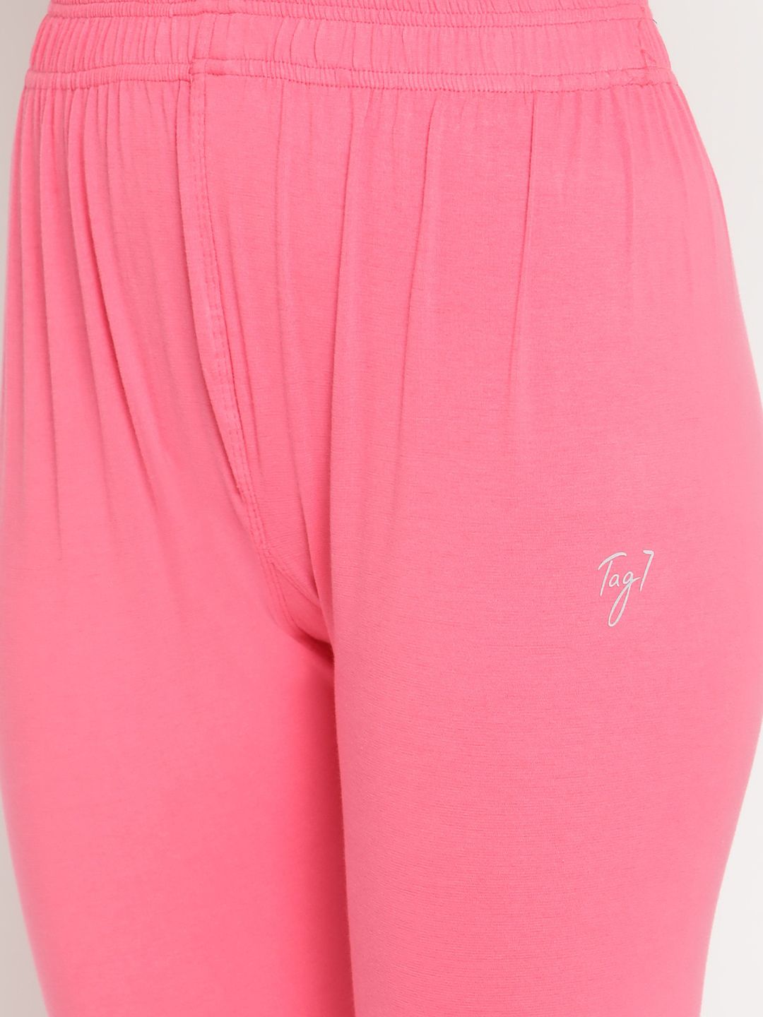 TAG 7 Women Pack of 2 Solid Comfort Fit Ankle Length Leggings | Grocsy