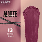 MARS Cosmetics Matte Muse Mousse Lipstick - 13 Power Diva | Grocsy