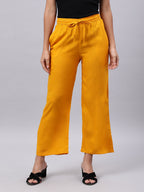 Souchii Yellow Liva Ethnic Palazzos | Grocsy