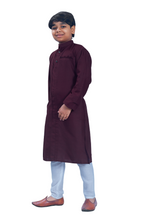 DEIANA'S Casual Designer Kurta Pyjama Set For Boys And kids (Wine) | Grocsy