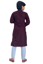 DEIANA'S Casual Designer Kurta Pyjama Set For Boys And kids (Wine) | Grocsy