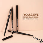 Swiss Beauty You & Eye Power ,24 Hours Stay ,Waterproof & Smudge-Proof Kajal With Vitamin E -Black | Grocsy