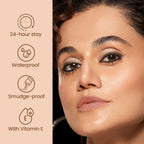 Swiss Beauty You & Eye Power ,24 Hours Stay ,Waterproof & Smudge-Proof Kajal With Vitamin E -Black | Grocsy