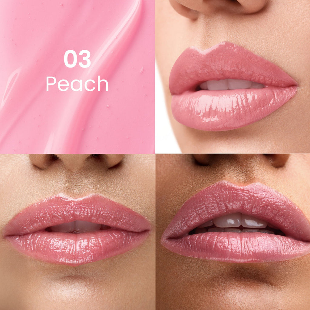 Swiss Beauty Dip Tint Color Changing Long Lasting With Vitamin-E PH Lip Oil - 3 Peach | Grocsy