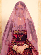 Myra Brown Satin Embroidered Lehenga | Grocsy