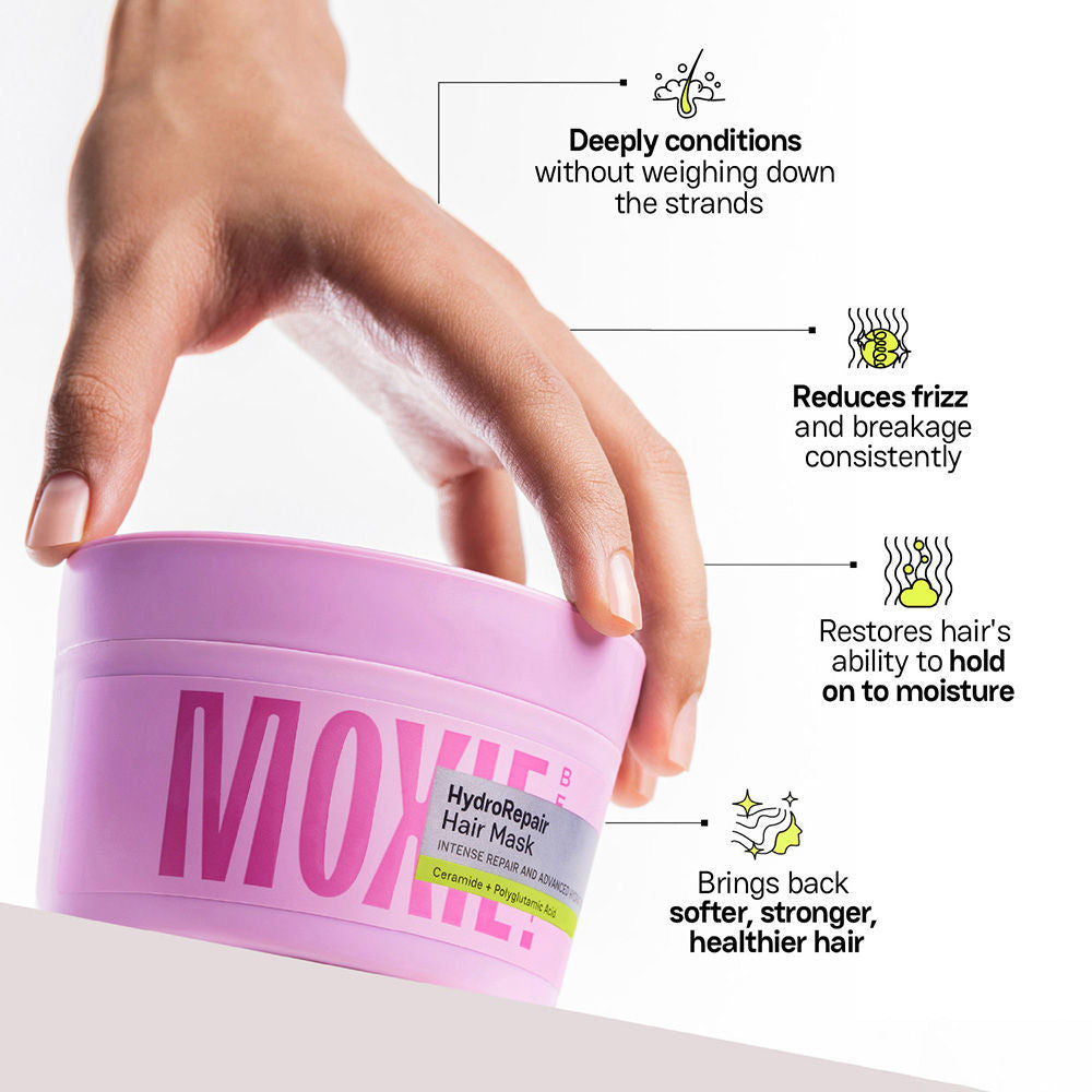 Moxie Beauty HydroRepair Hair Mask | Grocsy
