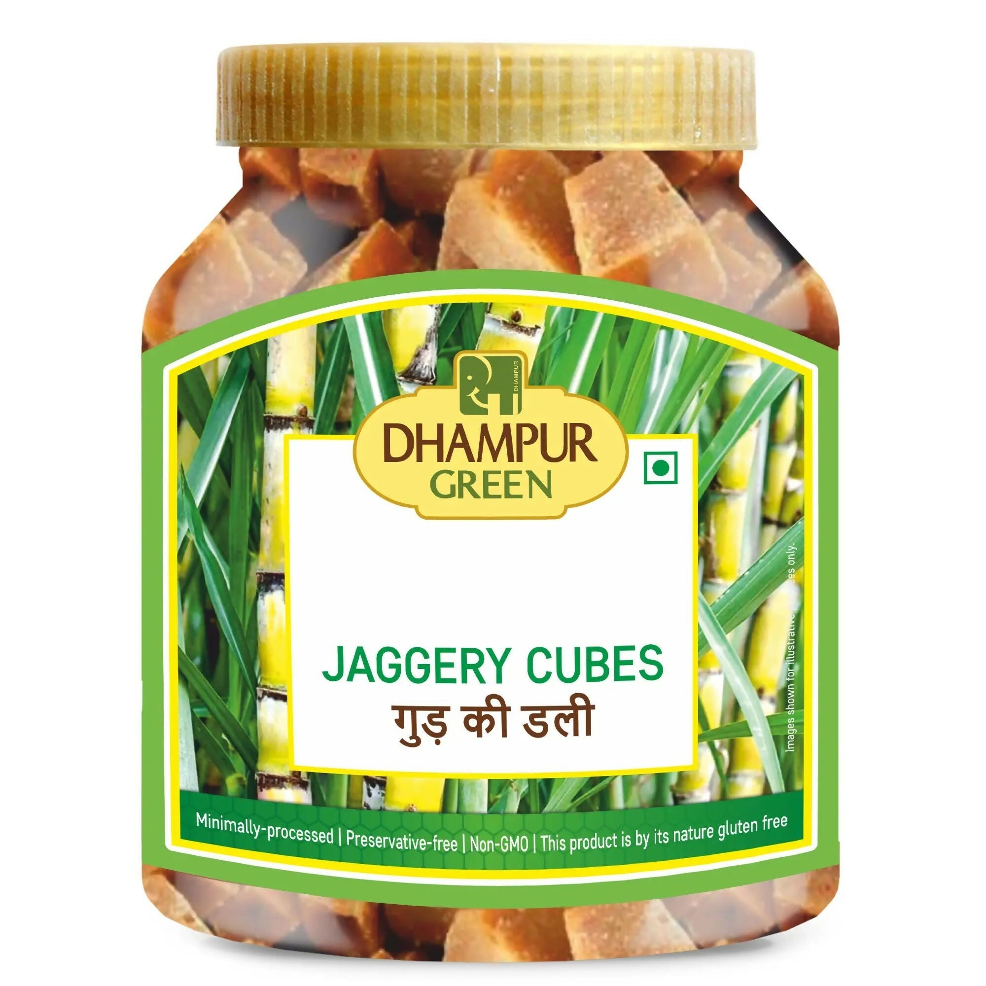 Dhampur Jaggery Cubes (Gur ki Dali) | Grocsy