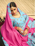 Myra Multicolour Silk Muslan Printed Traditional Lehenga Choli | Grocsy