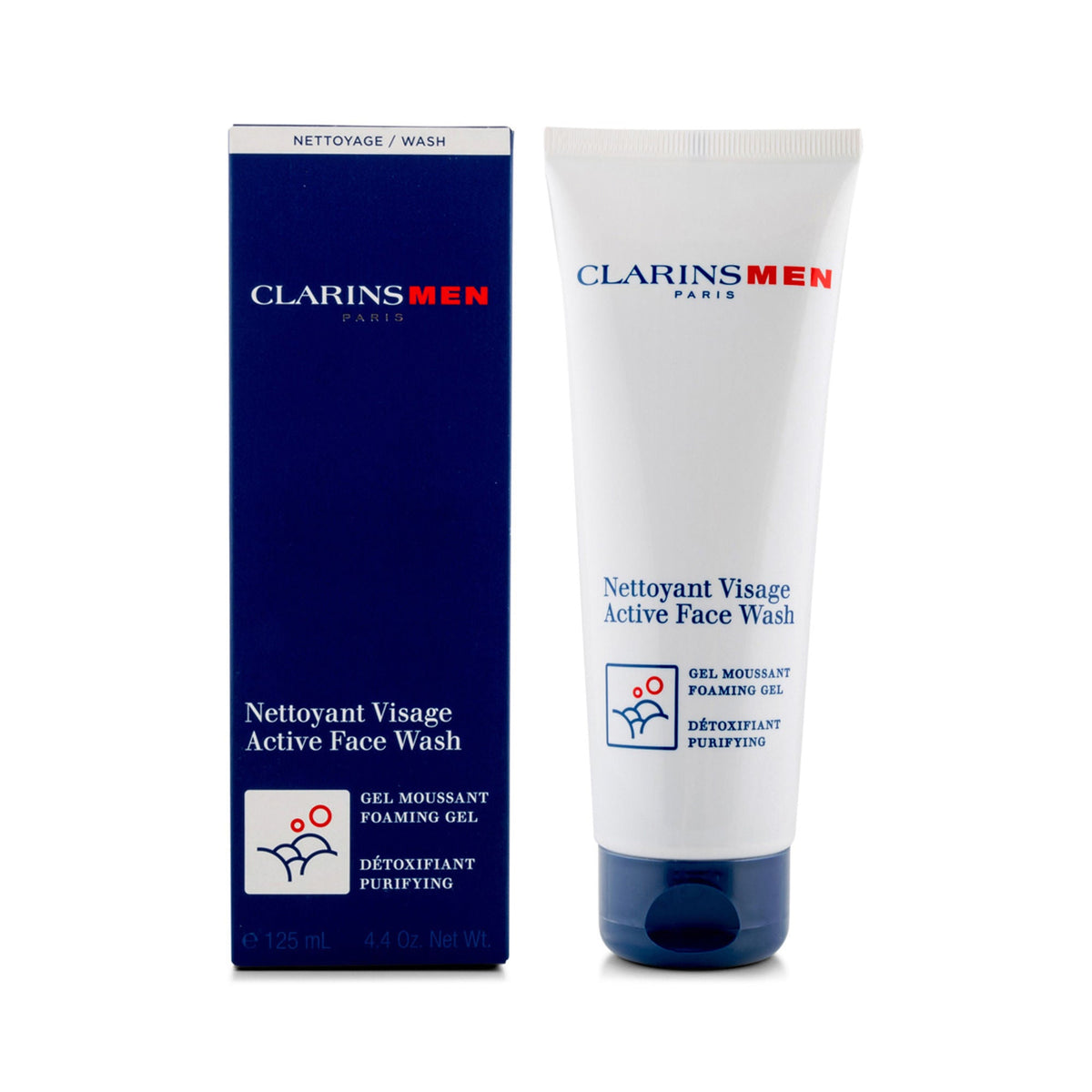 ClarinsMen Active Face Wash | Grocsy