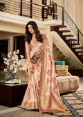Anaita Cream Designer Digital Printed Soft Silk Saree With Blouse | Grocsy