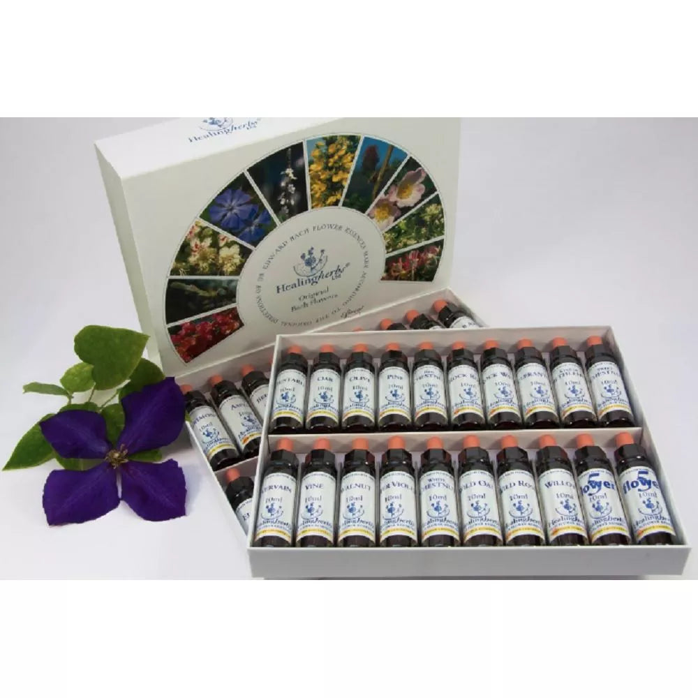 Healing Herbs Bach Flower Remedies Kit (40X10ml) | Grocsy