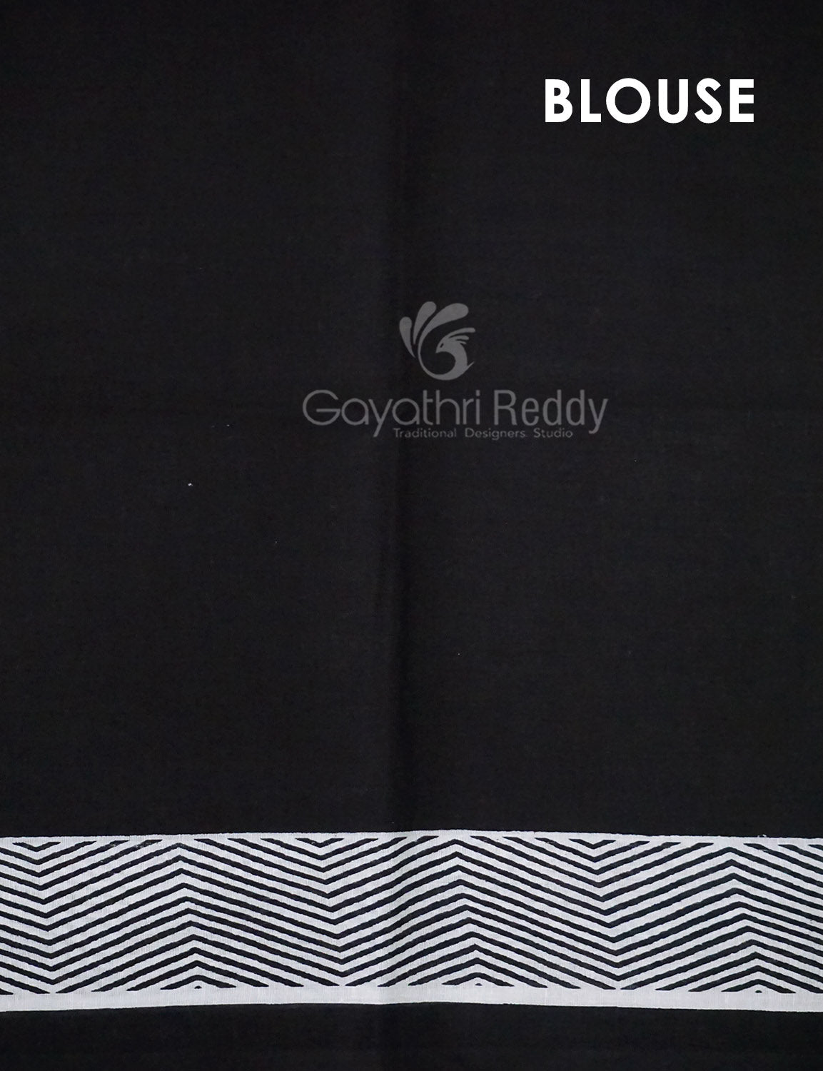 Black And White Colour Block Print Pure Kota Cotton Saree By Gayathri Reddy Designer Studio | Grocsy