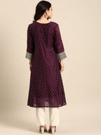 All About You Ethnic Motifs Embroidered Empire Sequinned Kurta with Trousers | Grocsy