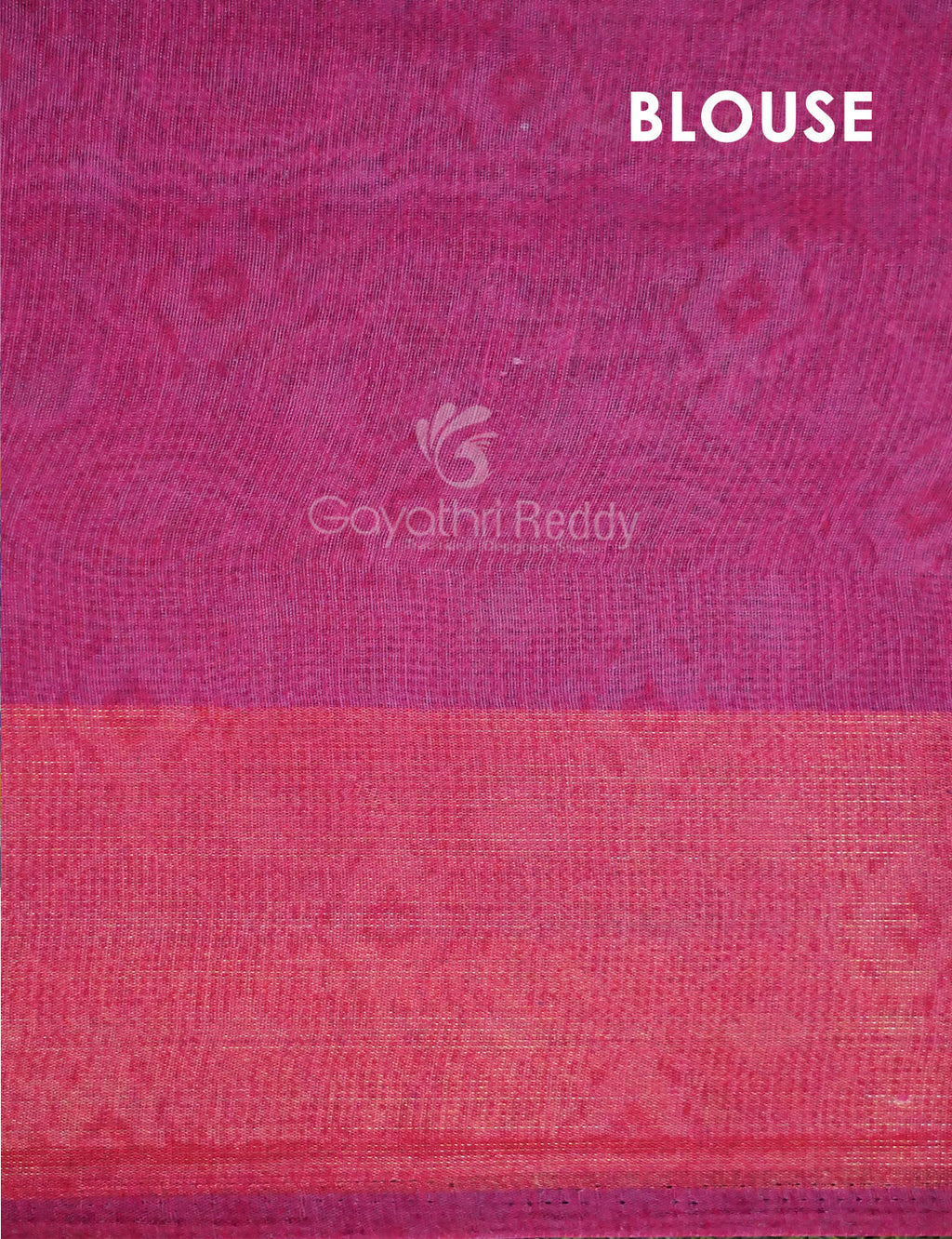 Shades of Cream Colour And Pink Blouse Patola Design Semi Chanderi Saree By Gayathri Reddy Designer Studio | Grocsy