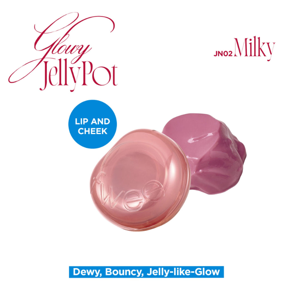 fwee Lip&Cheek Glowy Jelly Pot - JN02 Milky | Grocsy